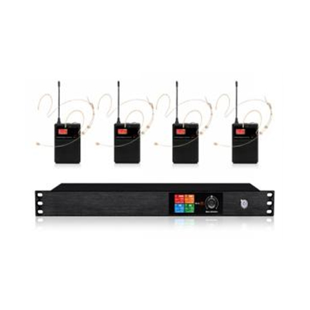 數(shù)字會(huì)議（1拖4）頭戴話筒M1004-A8